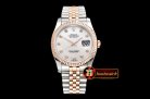 Rolex Datejust Man DJ 36mm Jub Flt RG/SS White MOP Diams BP A313