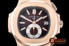 PP0202D - 5980 Nautilis Chrono RG/LE Brown BP A-7750