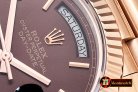 RDD0195B - DayDate 228206 RG/RG Brown Roman BP Swiss 2836