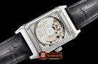 Jaeger Le Coultre JL Reverso Mens Diams SS/LE White/Num MY8215 Mod