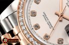 Rolex DateJust 36mm Jub Diam RG/SS Silv Wht/Dm BP A2813