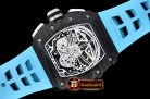 Richard Mille RM011-03 Flyback Chrono FC/RU (Blue) KVF A7750 Mod