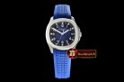 Patek Philippe Aquanaut Ref.5167 SS/RU Blue/Num PF Asia 2824 Mod