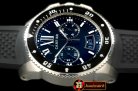 CAR0326B - Calibre de Cartier D-Chrono SS/RU Black OS20