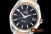 OMG0465A - Aqua Terra 38mm RG/SS Black JHF A2836 Mod8500