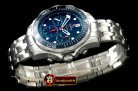 Replica Omega Seamaster Pro 300M Chrono SS/SS Blue A-7750