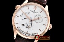 JAEGER LE COULTRE JL Master Geographic PR RG/LE White Asia 23J M