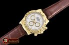 Replica Rolex Daytona 18K YG Wrp YG/LE Wht Stk BP A7750 Mod4130