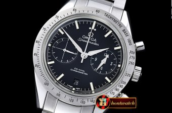 Omega Speedmaster Chronograph SS/SS Blk JHF A7750 Mod 9300