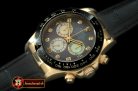 Replica Rolex Daytona 116528 YG/LE M-Grey Diam A-7750 Sec@6