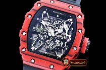 Richard Mille RM035-02 Rafael Nadal Red FC/VRU Blk/Blk Miyota Mo