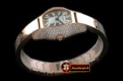 CAR0336A - Tortue De Cartier RG/RG White Swiss Quartz