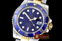 Rolex Submariner 116613 YG/SS Blue BP Ult A3135 Mod