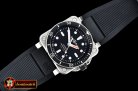 Bell & Ross BR03-92 42mm Diver SS/RU Black/Stk 1:1 Miyota 9015