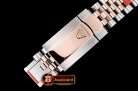 Rolex DateJust 36mm Jub Diam RG/SS Grn/Rmn/Dm BP A2813