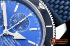 Breitling SuperOcean Heritage II Chrono SS/RU Blue OMF A7750