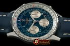 Replica Breitling Navitimer SS/LE Blue Num 7750