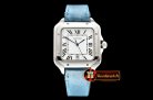 Cartier Santos De Cartier 2018 Mens SS/LE (Blue) Wht Swiss Qtz