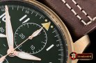 IWC Pilot Chrono Spitfire IW387902 Brz BR/LE Grn ZF A7750