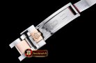 Rolex YachtMaster Mens 116621 RG/SS Black JF Asia 3135 Mod