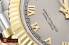 Rolex Datejust II DJ2 41mm Jub Flt YG/SS Light Gray Roman BP A32