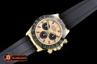 Rolex Daytona Cer YG/RU Gold Stk BP A7750