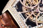 FM139B - Casablanca Skeleton Diams Round RG/LE Asia 21J Mod