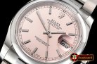 Rolex DateJust 36mm Oyst Dm 904L SS/SS Pink/Stk GMF SA3135