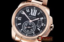 Best Quailty Cartier Cartier De Calibre RG/RG Black JF Miyota 82