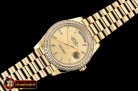 Rolex DayDate 40mm Diam YG/YG Gold Baug. Diam BP A2836