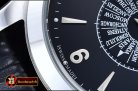 JAEGER LE COULTRE Master Memovax World Time SS/LE Black Asia 21J