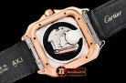 Cartier Santos De Cartier 2018 Mens RG/LE Wht Swiss Qtz