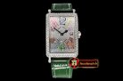 Franck Muller Long Island 952QZ DIAM/SS/LE (Grn) Color GF Swiss Qtz