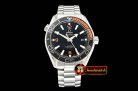 Omega Planet Ocean 43.5mm SS/SS Black/Org OMF Asia 2836 Mod
