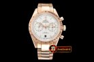 Omega SpeedMaster 57 Co-Axial RG/RG White OMF A7750 9300