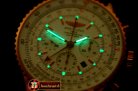 BSW0286A - Navitimer GMT RG/LE White A-7750