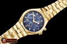 VACH. CONSTANTINE Overseas Dual Time Power Reserve YG/YG Blue TWA A1222