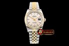 Rolex Datejust Man DJ 36mm Jub Flt 904L YG/SS Silv Wht ARF A3135 Mod