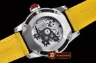 JAEGER LE COULTRE AMVOX3 Tourbillon GMT SS/LE Black/Yellow Asia