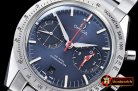 Omega Speedmaster Chronograph SS/SS Blue JHF A7750 Mod 9300