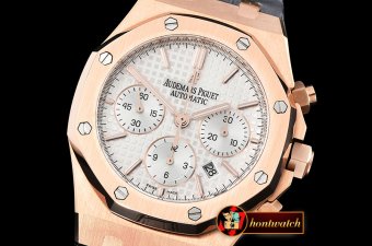 Audemars Piguet Royal Oak Chronograph 26320ST RG/LE White JHF A7