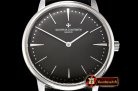 VACH. CONSTANTINE Patrimony Grand Taille SS/LE Black KZF Miyota 9015