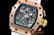 Richard Mille RM011-03 Felipe Massa LE RG/VRU Wht Skele A7750 Mod
