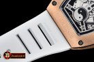 Richard Mille RM051-01 Tiger Diams RG/RU (Wht) KVF MY8215 Mod