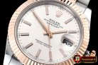 Rolex Datejust DJ2 41mm Oyt Flt RG/SS Silv/Stk BP Asia 2813