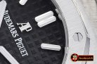 Audemars Piguet Royal Oak Ladies 33mm SS/SS Blk JF Swiss ETA Qua