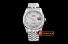 Rolex Datejust DJ 36mm Jub Flt SS/SS Light Grey Diam BP A3135 Mo