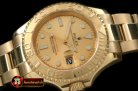 Best Replica Rolex Yachtmaster Men FG Gold Swiss Eta 2836/3135