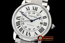 Cartier Ronde Louis Cartier Date SS/SS White ZF Miyota 9015