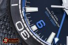 Omega Planet Ocean Deep Black CER/RU Blue BP A2836 Mod